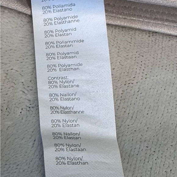 NWT Fabletics Oasis Sine PureLuxe High-Waisted 7/8 Leggings Ivory Size XXS - Picture 8 of 9